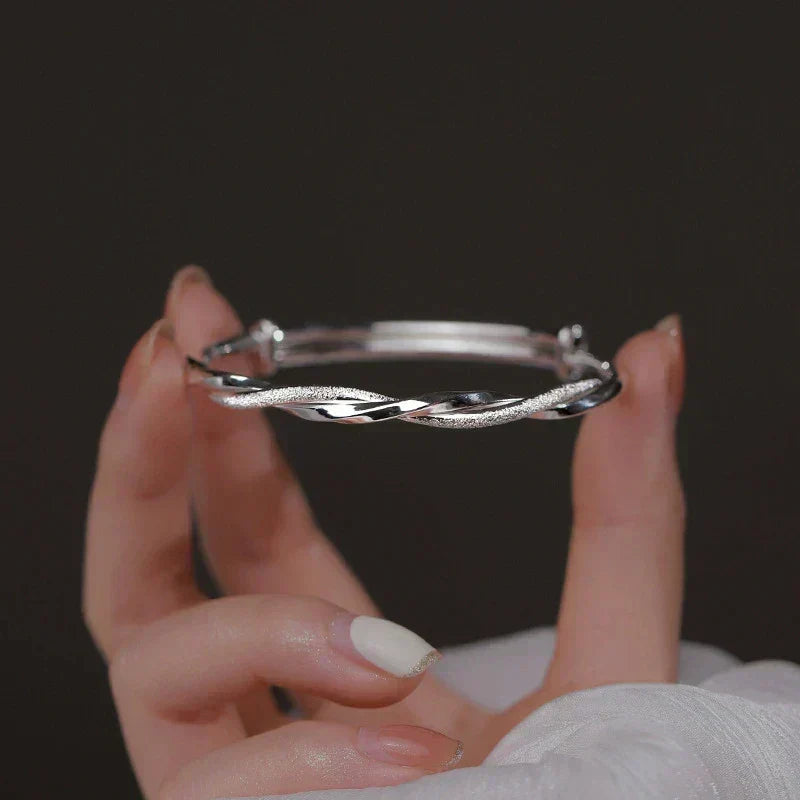 Rosalind | Braided Silver-Tone Bracelet — view 2