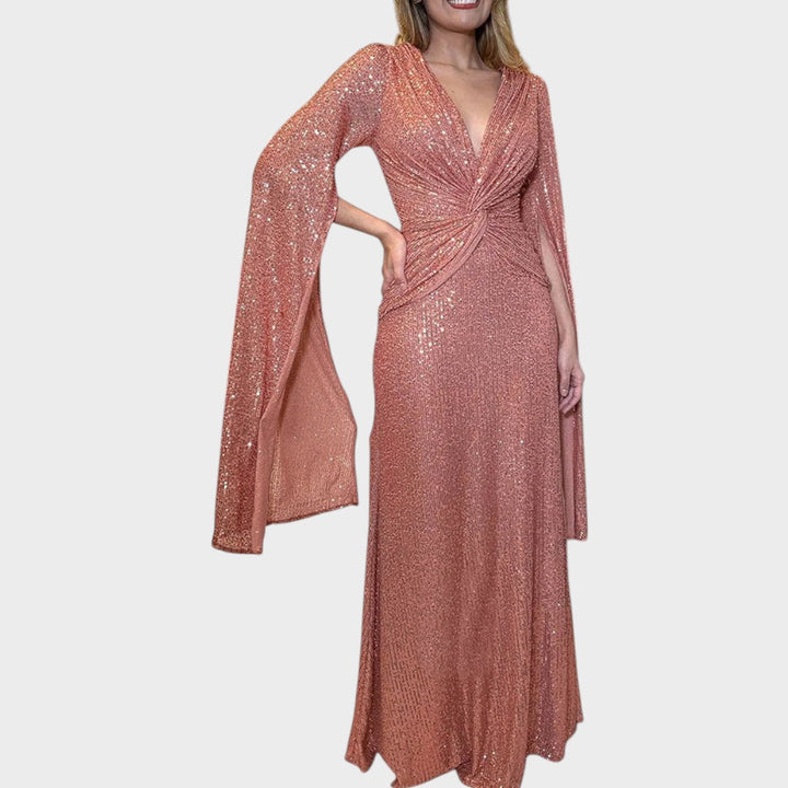 Nerma | Shiny Maxi Dress
