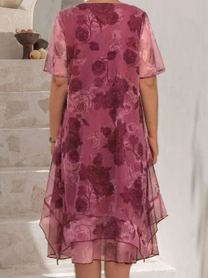 Julie | Elegant Pleated Comfort Dress — view 2