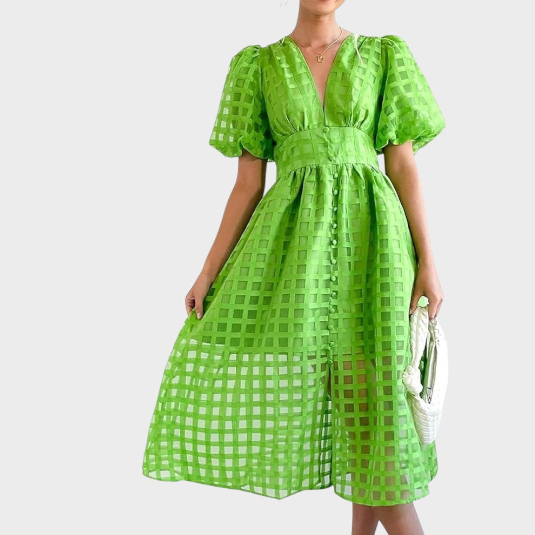 Julia | Lace Dress with Bell Sleeves