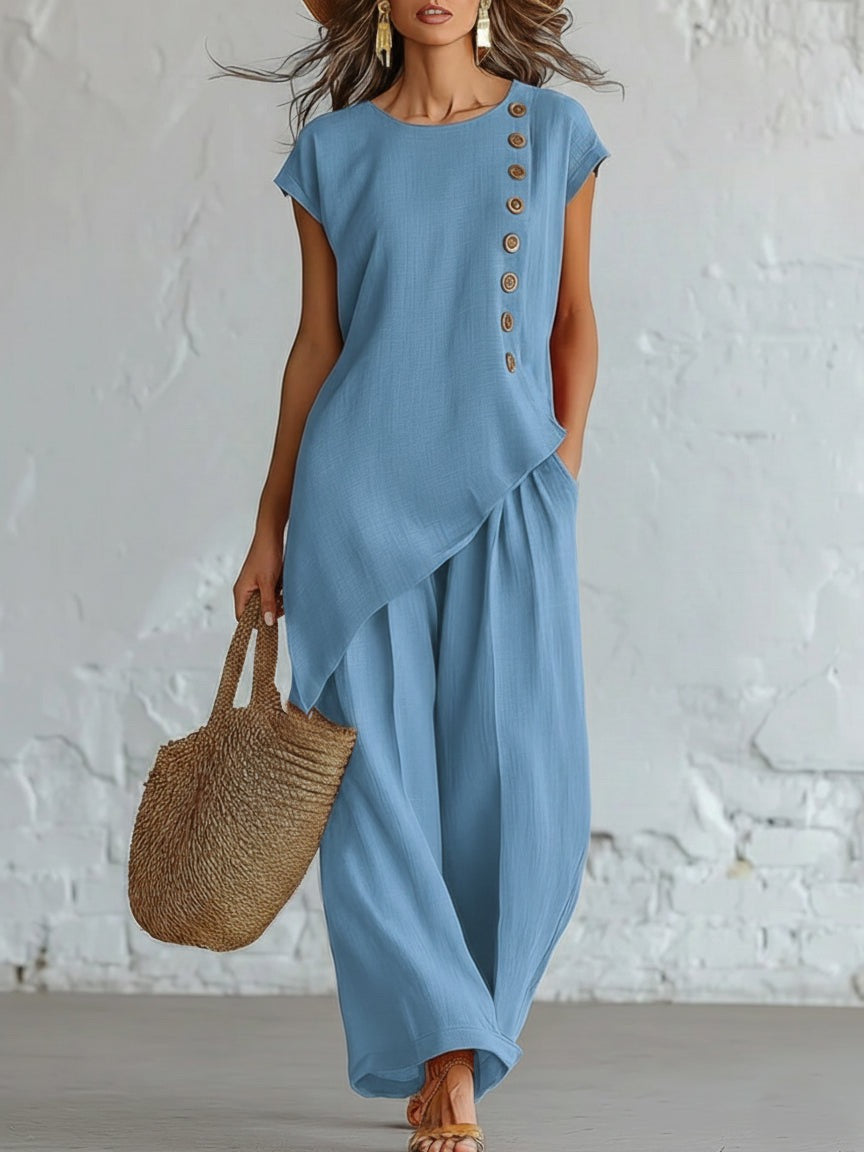 Cobaltine | Blue Lace Two-Piece Set