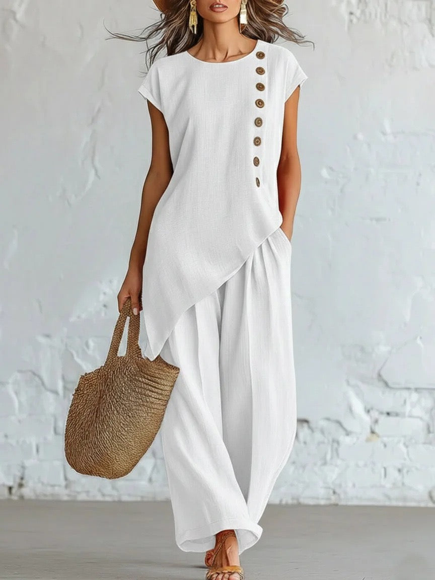 Ivorette | White Lace Two-Piece Set