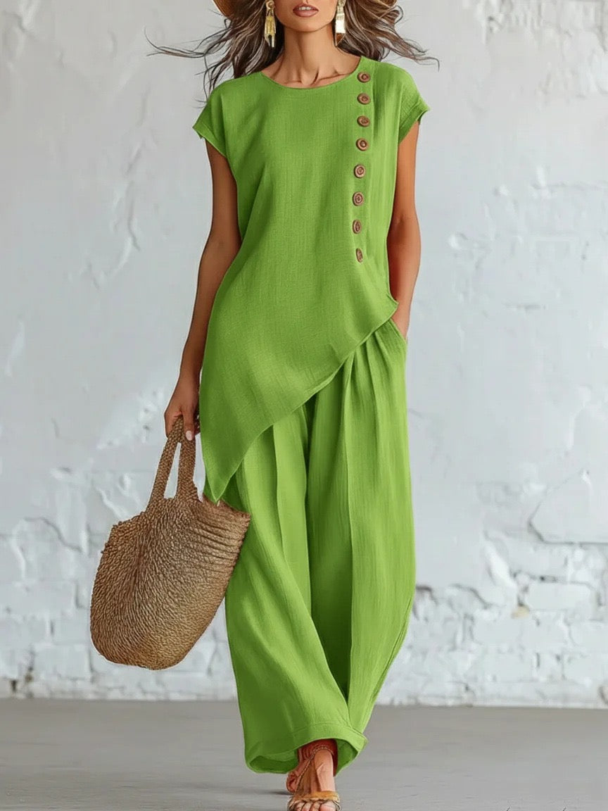 Ferngale | Green Lace Two-Piece Set