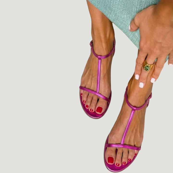 Rosalba | Golden Spring Sandals