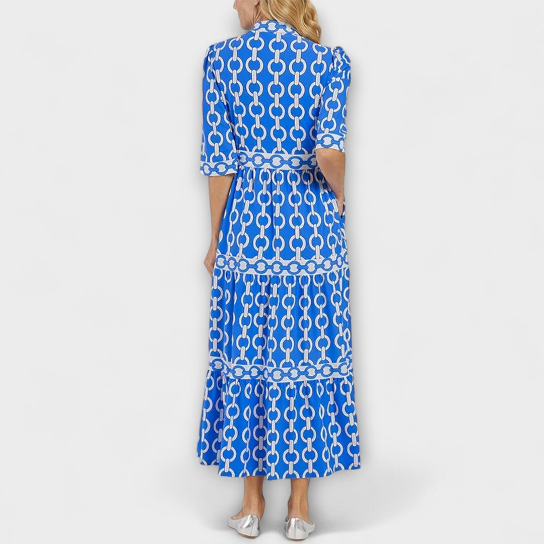 Jude | Midi Dress with Three-Quarter Sleeves