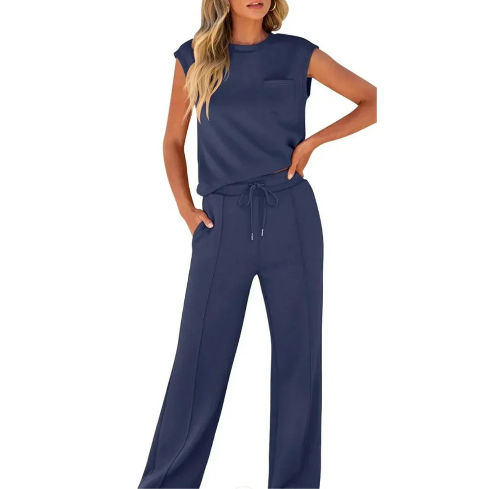 Vantelle | Dark Blue Lounge Set — view 2