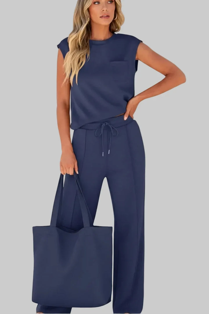 Vantelle | Dark Blue Lounge Set