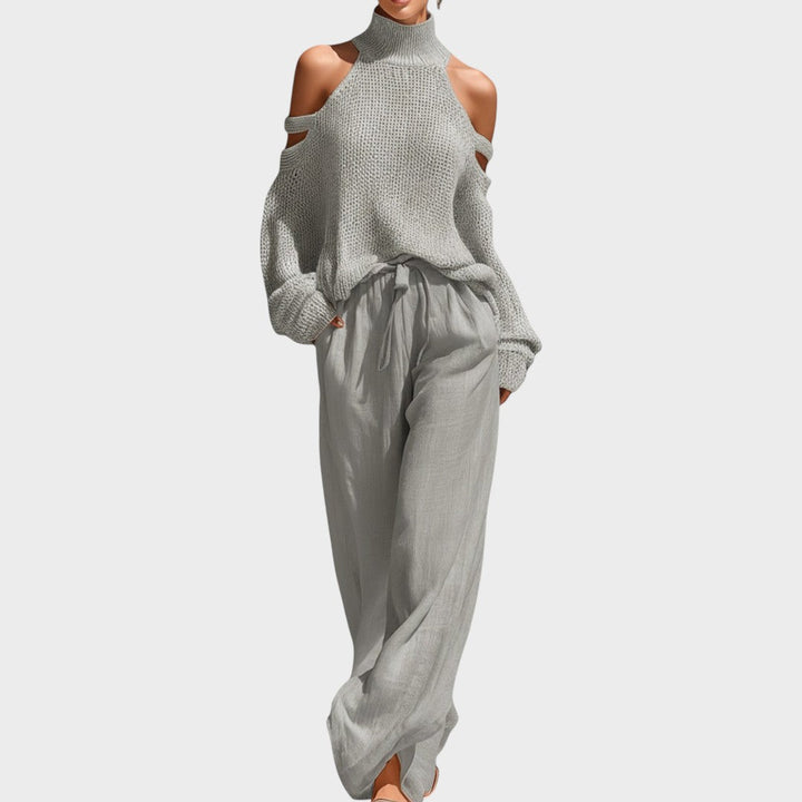 Camile | Fashionable Knit Set and Pants