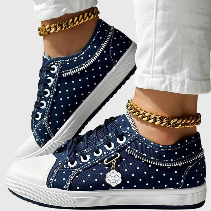 Elena | Camel Low Comfort Sneakers — view 7