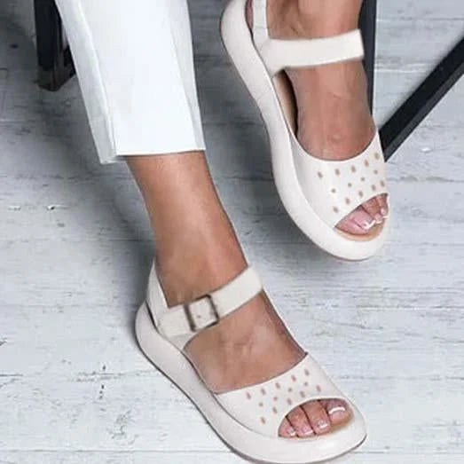 Hera | Green Platform Mary Jane Shoes — view 5