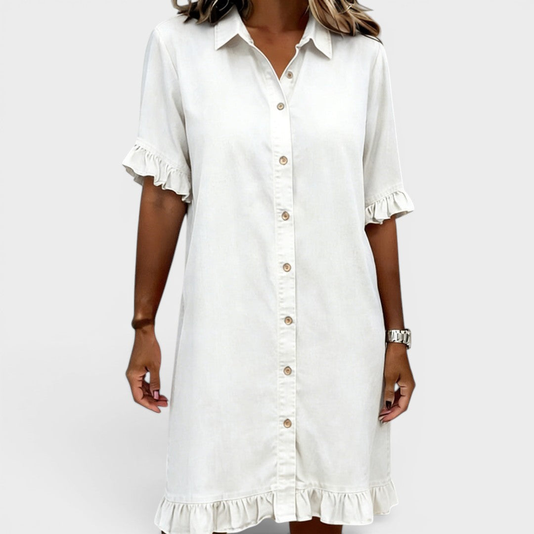 Camille | Elegant Denim Dress