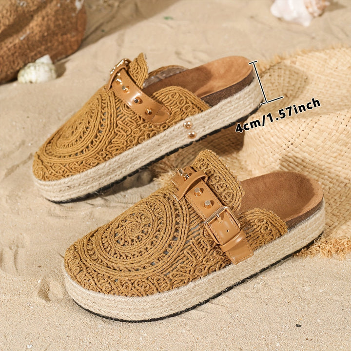 Olivia | Platform Cushioned Sandals — view 6