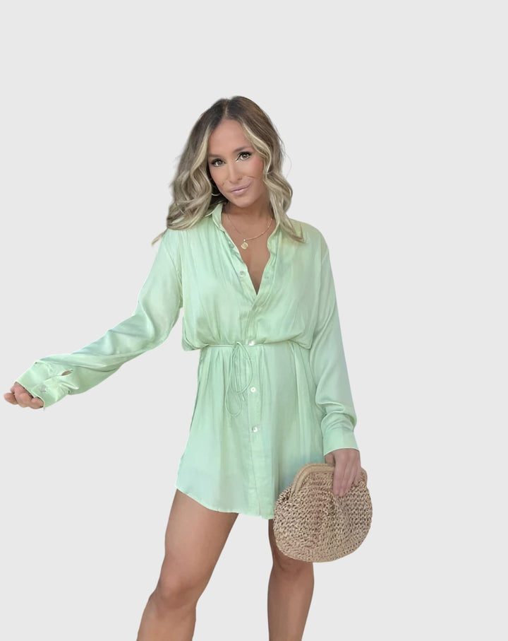 Nova | Terracotta Elegant Midi Romper Dress — view 3