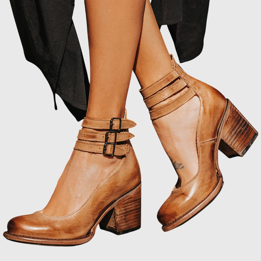 Nina | Black Soft Cushioned Sandals