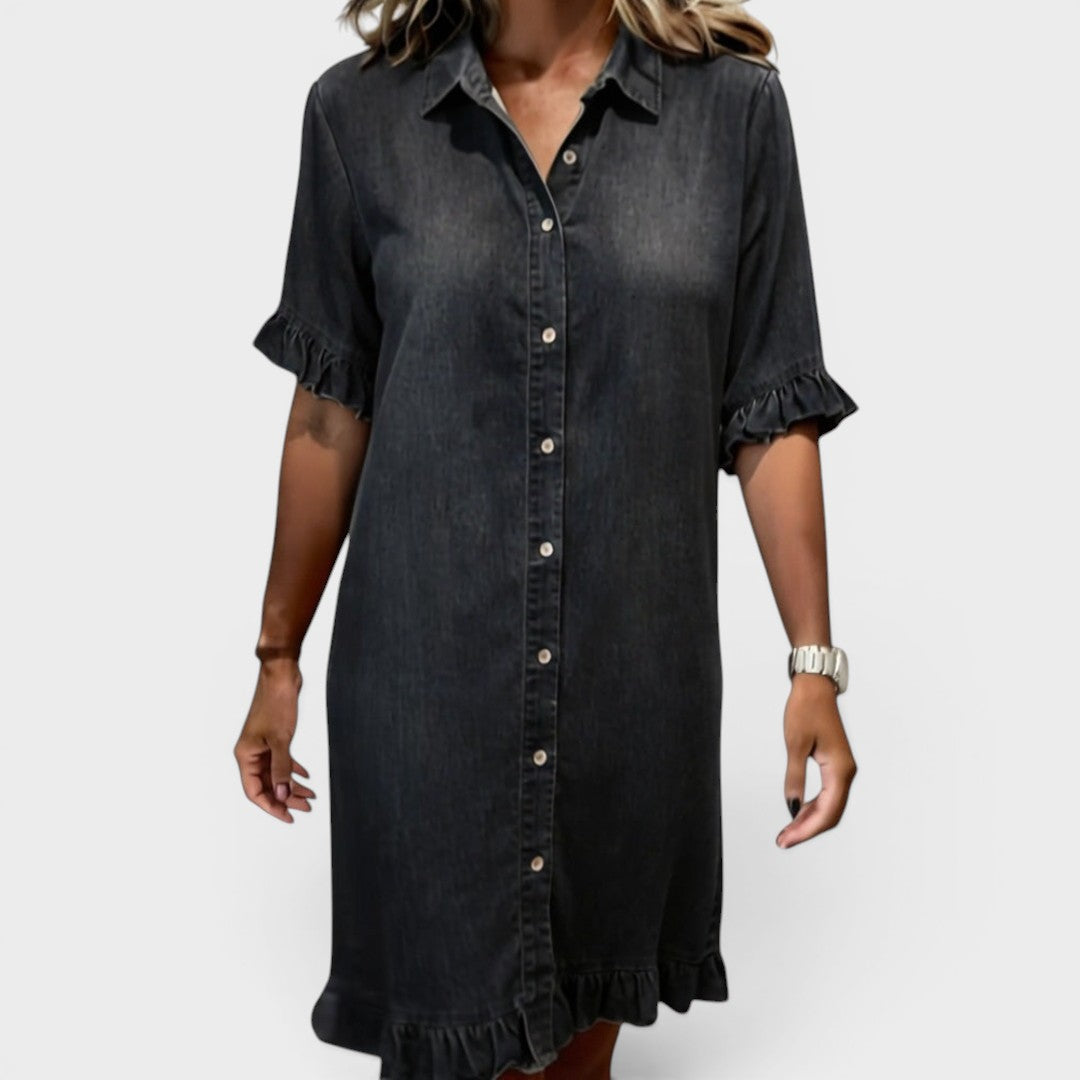 Camille | Elegant Denim Dress