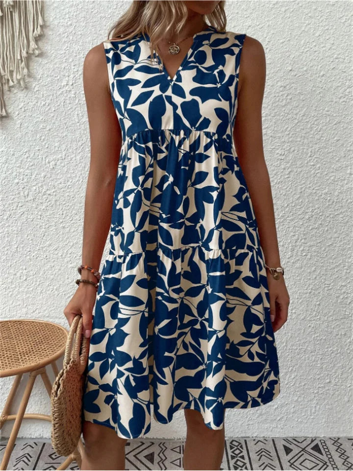 Tasha | Blooming Flowy Mini Dress — view 2