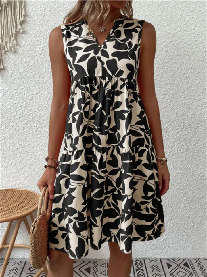 Tasha | Blooming Flowy Mini Dress — view 4