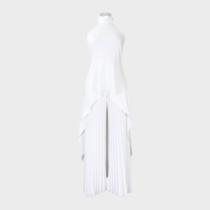 Cristina | Asymmetrical Set with Pleated Pants