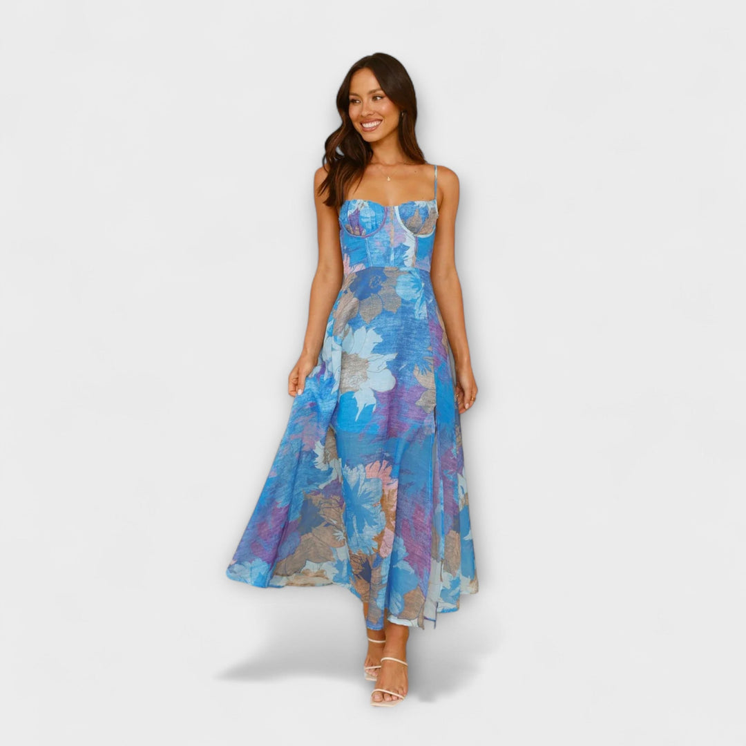 Audrey | Floral Print Dress for Women - Stylish and Attractive