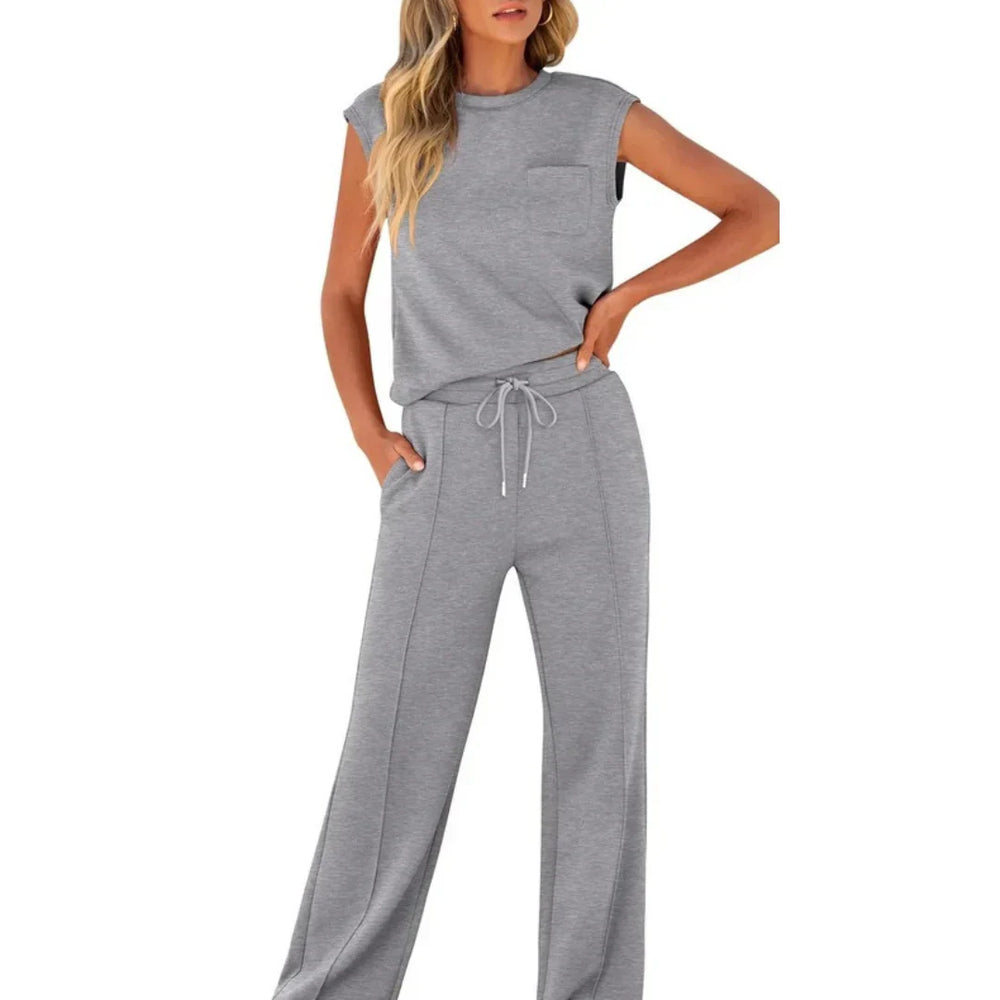 Merrick | Gray Summer Co-Ord — view 2