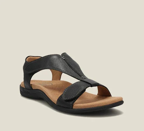 Plum | Yellow Front Zip Sport Sandals — view 5
