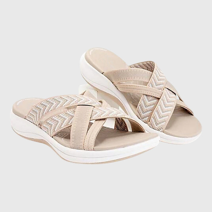 Jade | Brown Classic Comfort Sandals — view 6