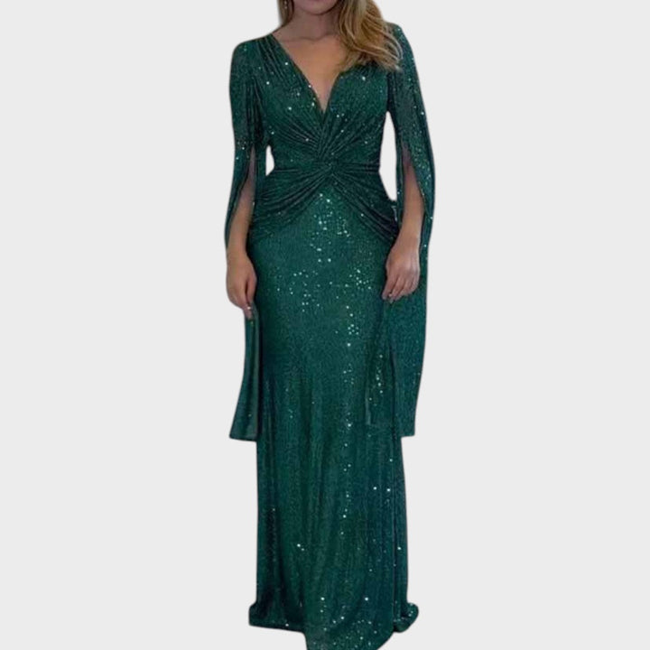 Nerma | Shiny Maxi Dress