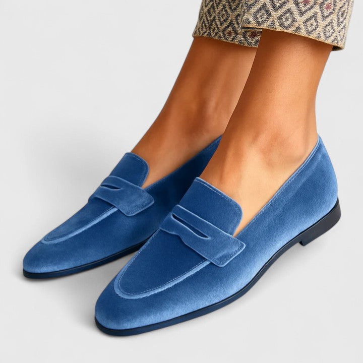 Threiza | Denim Sophisticated Loafers