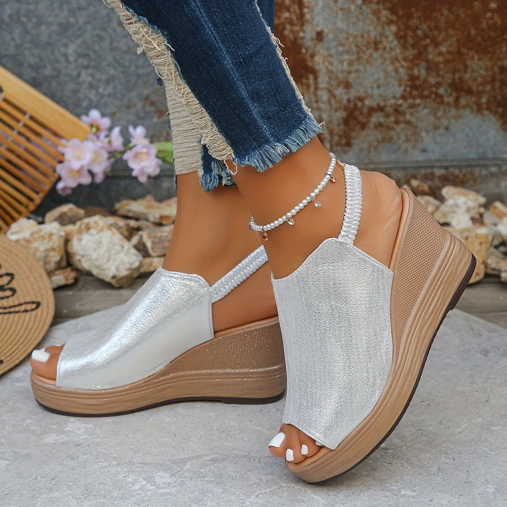 Aurora | Platform Wedge Sandals — view 2