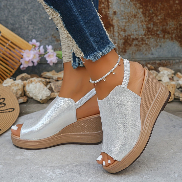 Aurora | Platform Wedge Sandals — view 2