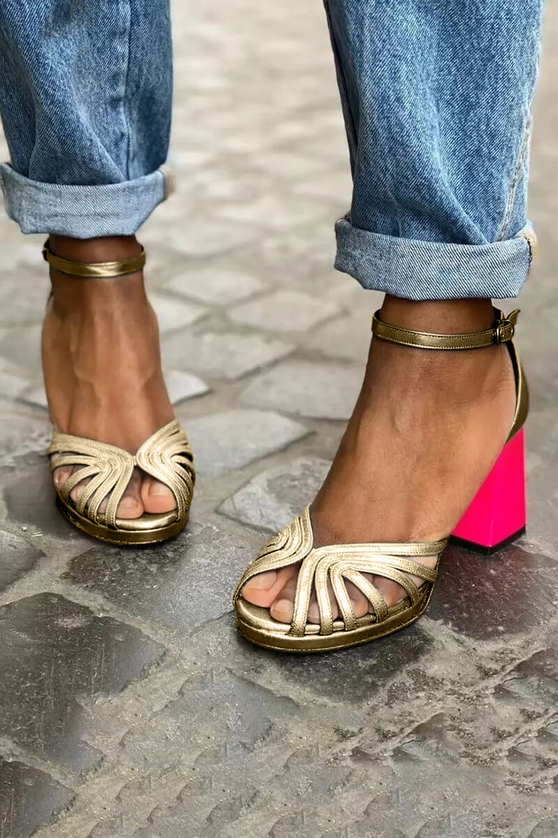 Valentina | Bicolored All Day Comfort Heels