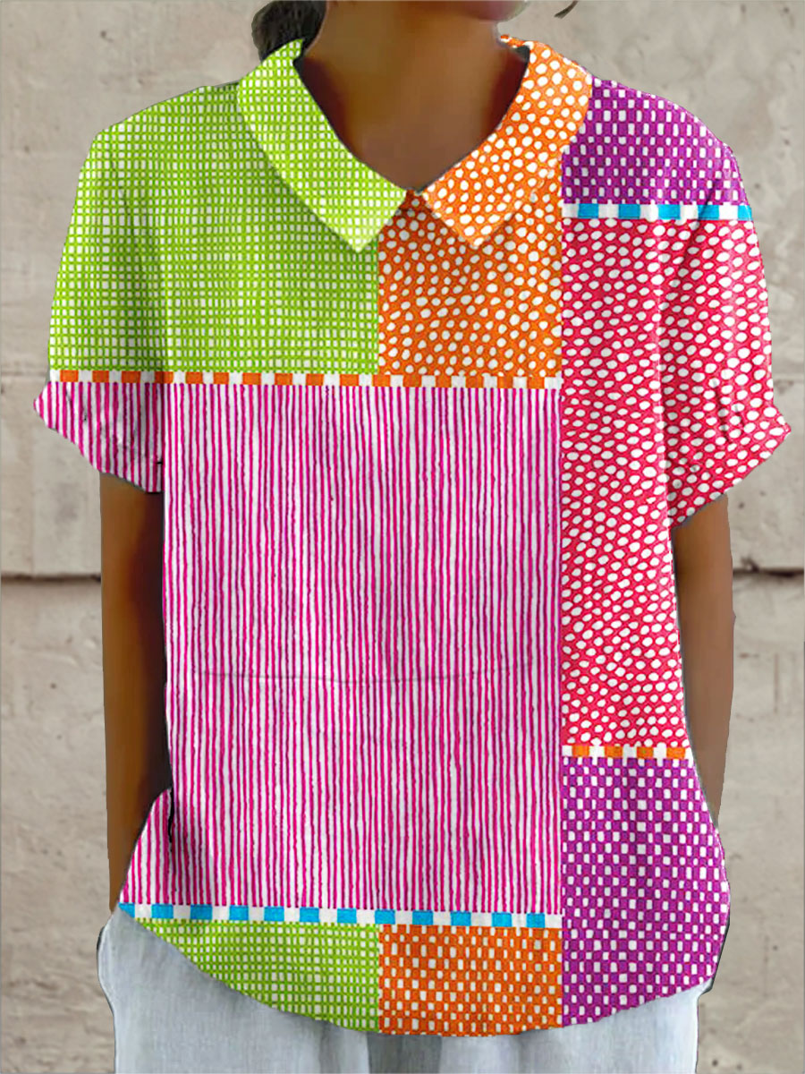 Zoe | Pink Stripe Relaxed Shirt