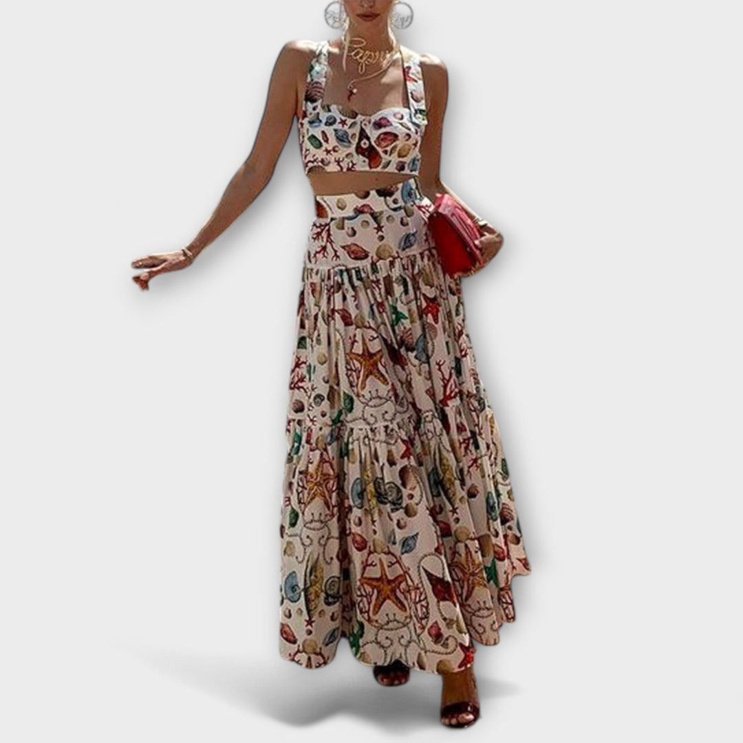 Heather | Stylish Two-Piece Skirt Set