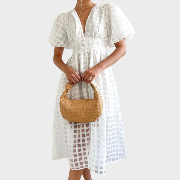 Julia | Lace Dress with Bell Sleeves