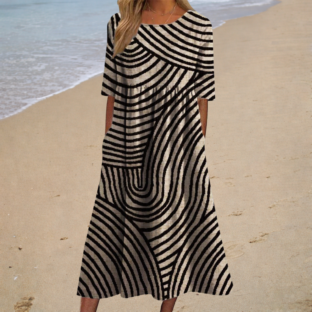 Ariane | Langes fließendes Sommerkleid