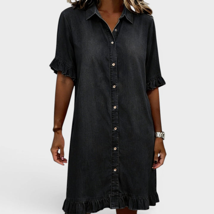 Camille | Elegant Denim Dress