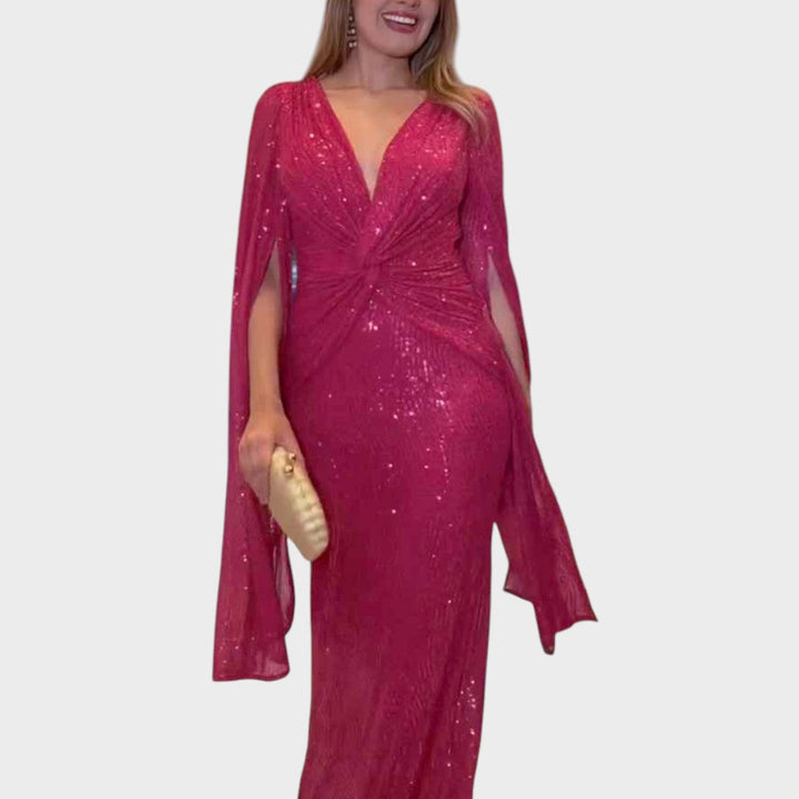 Nerma | Shiny Maxi Dress