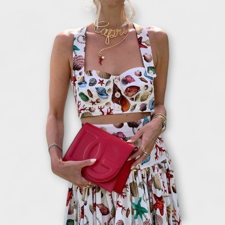 Heather | Stylish Two-Piece Skirt Set
