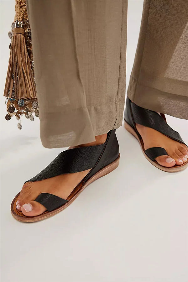 Xola | Brown Low Comfort Sandals