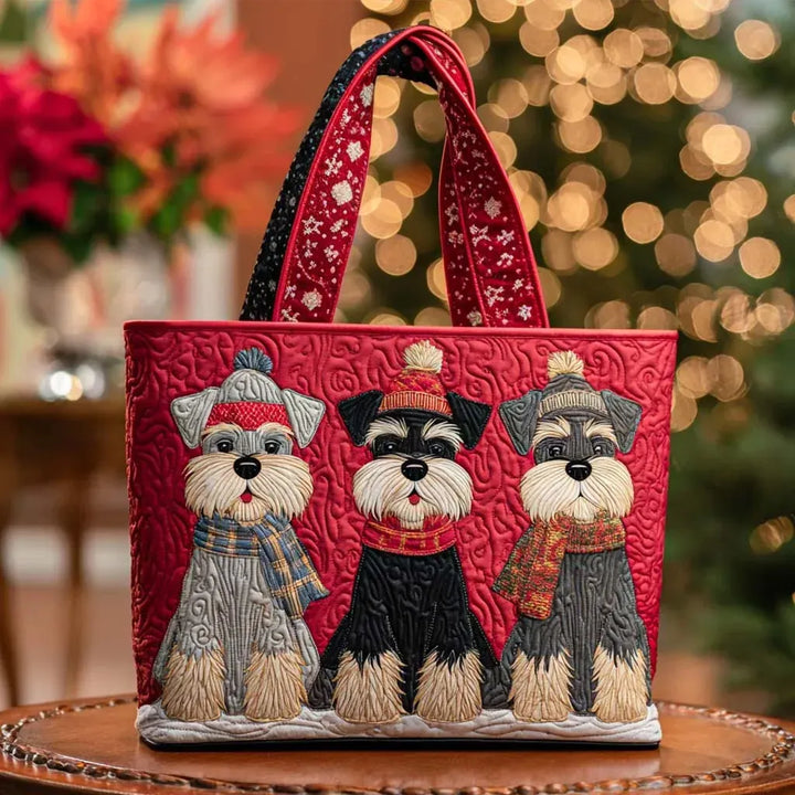 Handcrafted Bag | Trio of Schnauzers