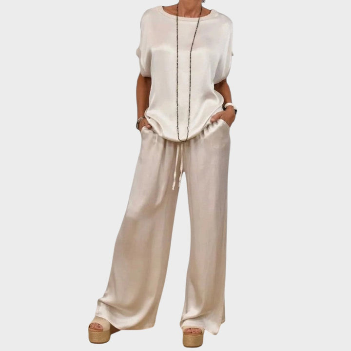 Gracinda | Two-Piece Satin Set