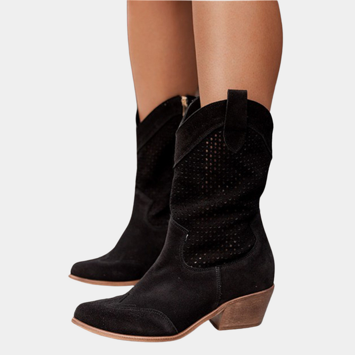 Natalie | White Comfort Boots — view 5