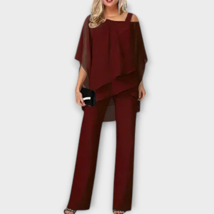 Cintía | Elegant Chiffon Set