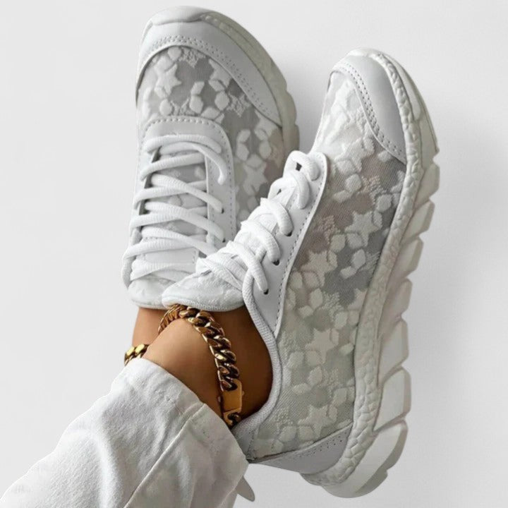 Khalyria | Black Soft Comfort Sneakers — view 4