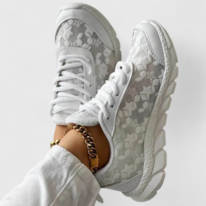 Khalyria | Black Soft Comfort Sneakers — view 5