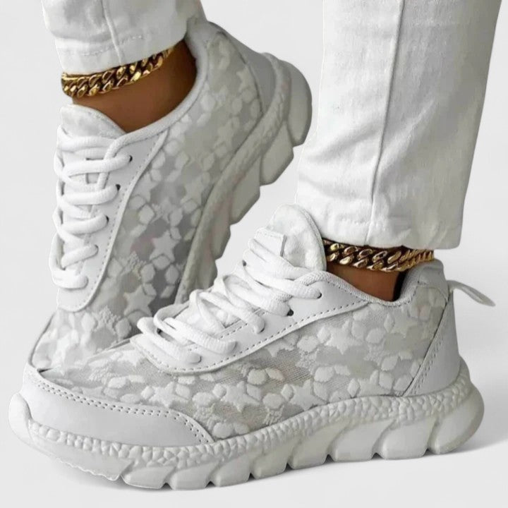 Khalyria | Black Soft Comfort Sneakers
