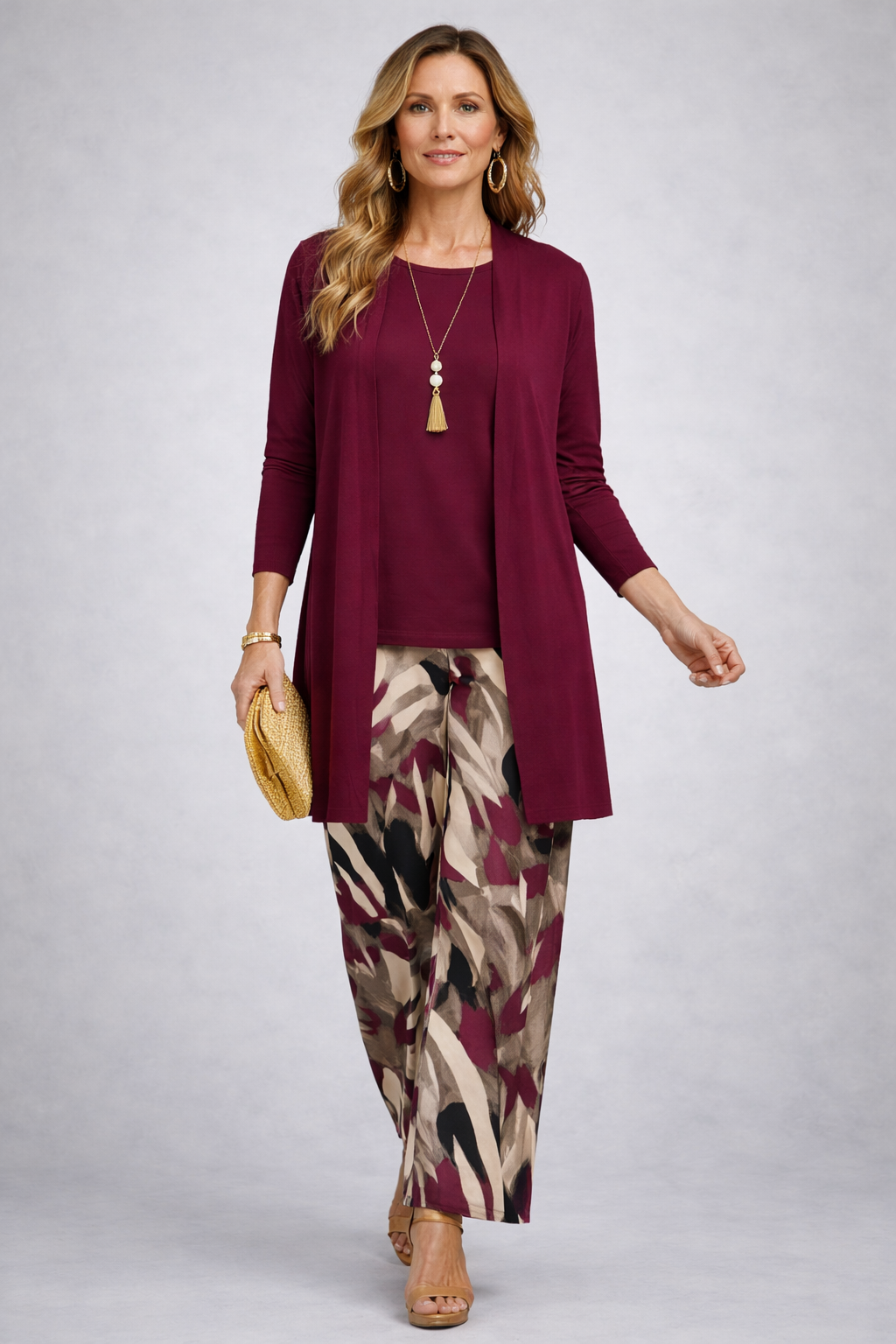 Fiamma | Mocha Trouser Set