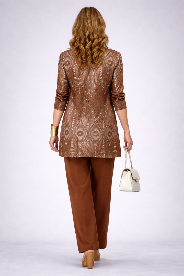 Glenna | Teal Trouser Set — view 2