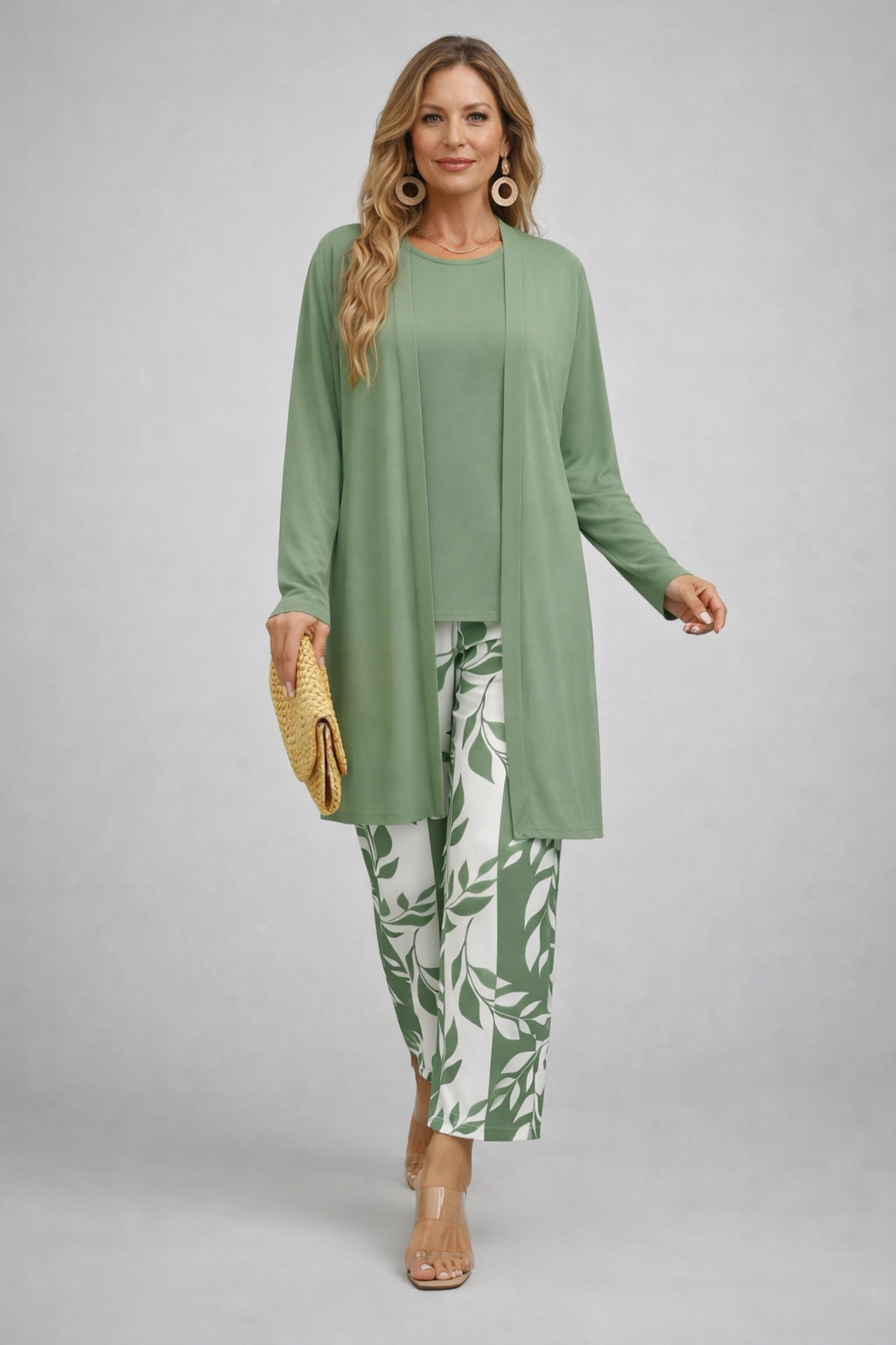 Eirwen | Plum Floral Trouser Set