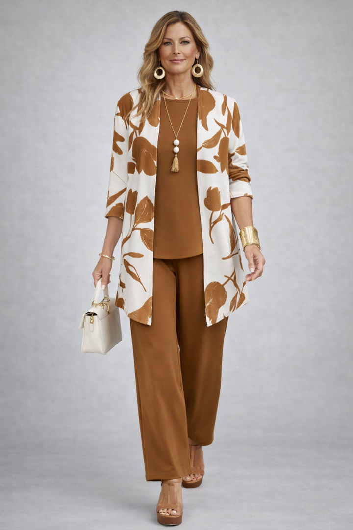 Esmeray | Dusty Pink Trouser Set